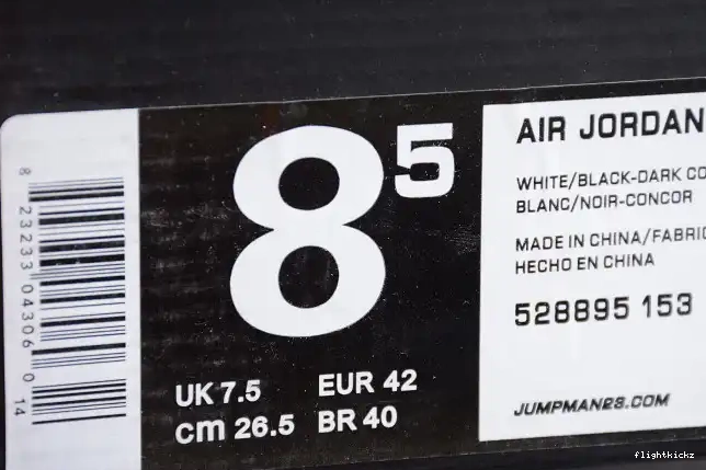 Air 528895-153 mens 11 Black Jordan White Low  Retro 